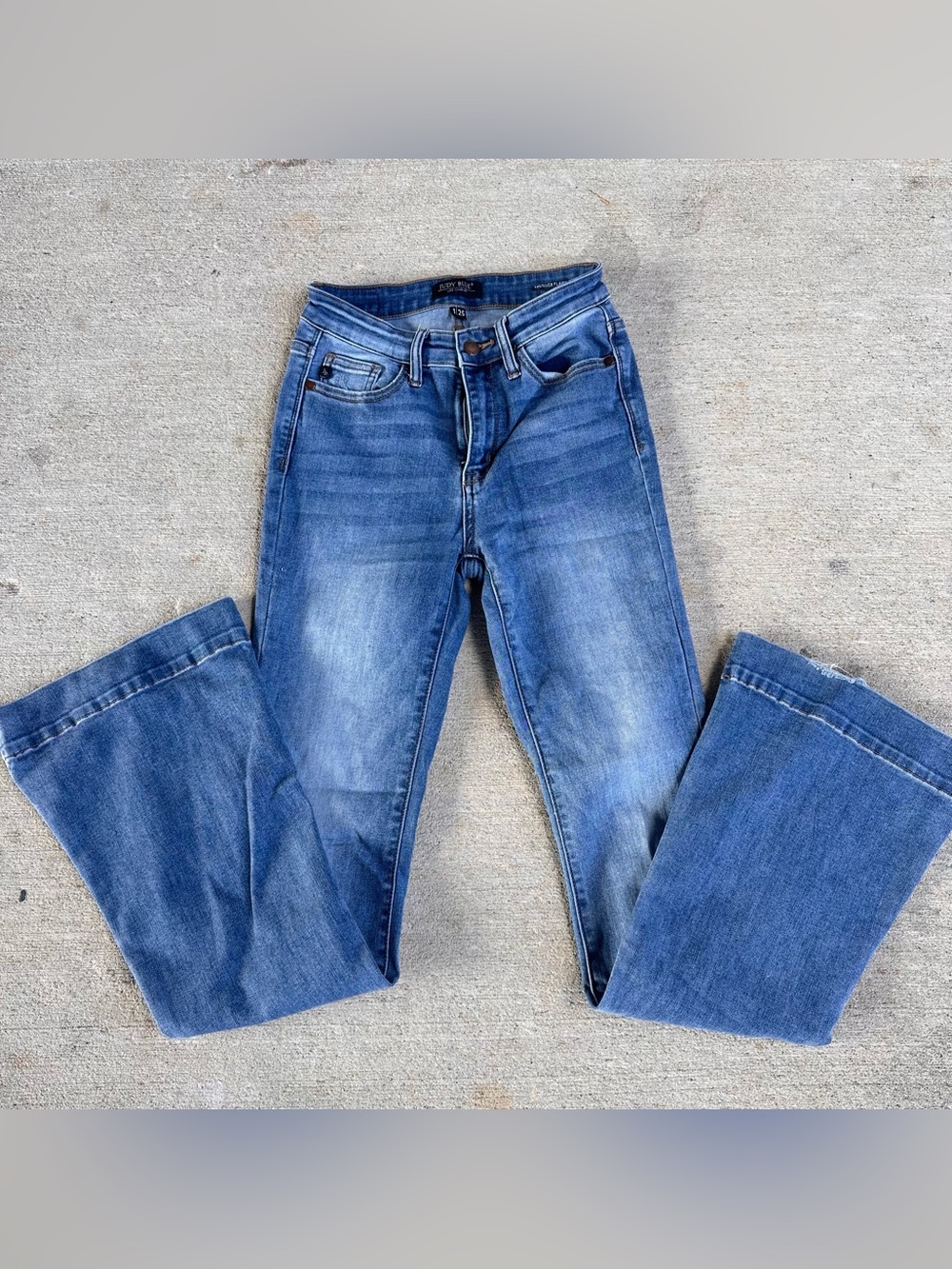 Judy Blue Trouser Flare Jeans Size 1/25